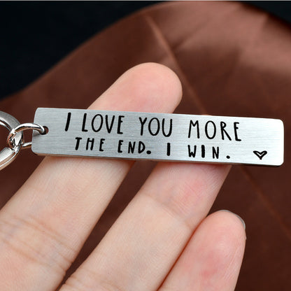 Stainless Steel Keychain Valentine's Day Gift